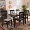 Baxton Studio Clarke Sand Upholstered and Espresso Wood 5-Piece Dining Set 166-10760-8026 - alternate 9